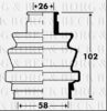 BORG & BECK BCB2911 Bellow, driveshaft